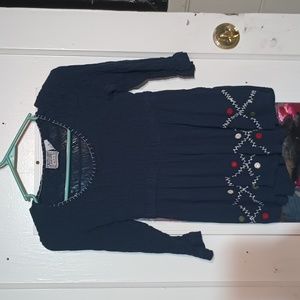 Speed limit blue jr blouse